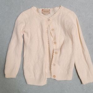 Gucci Girl's Cream Sweater